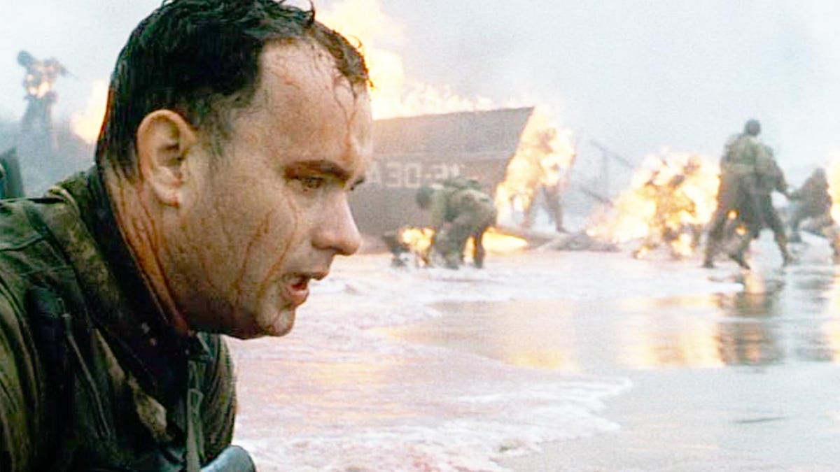 Tom Hanks in Saving Private Ryan