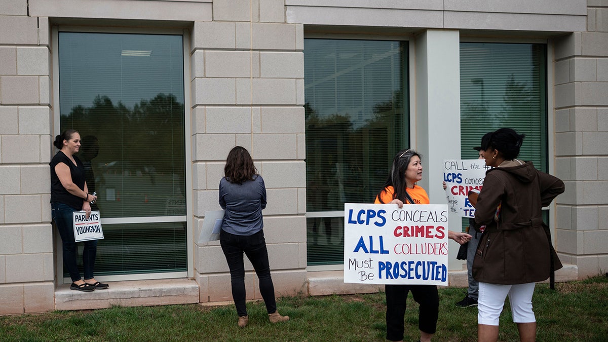 Protesters accuse Loudon County officials of covering up sexual assaults by transgender student