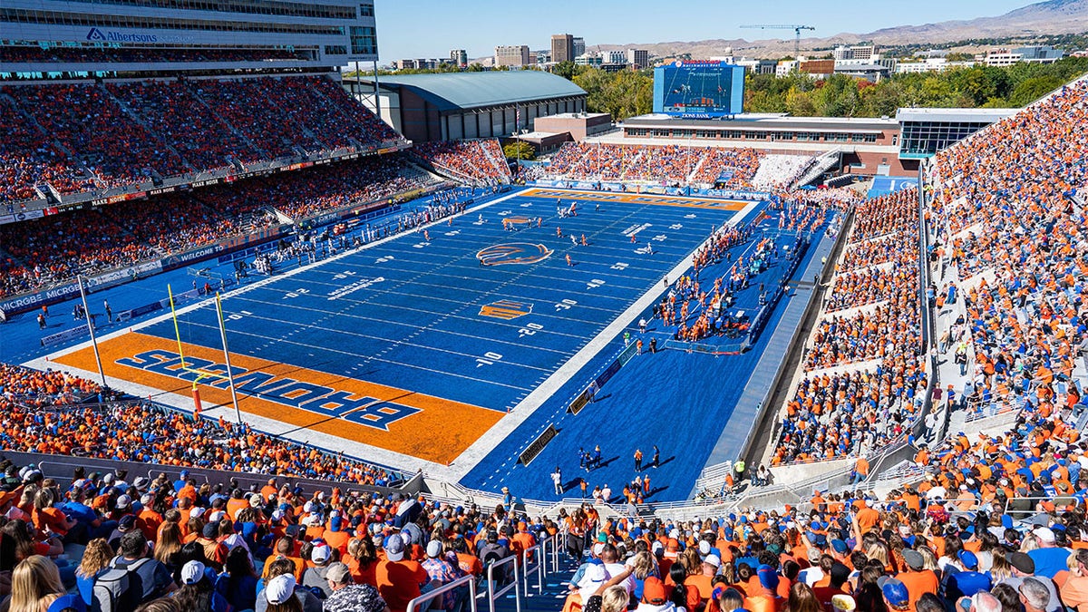 A view of the Boise State football field