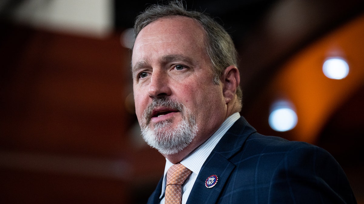 UNITED STATES - APRIL 5: Rep. Jeff Duncan, R-S.C., speaks during the House Republicans press conference after their caucus meeting in the Capitol on Tuesday, April 5, 2022. (Bill Clark/CQ-Roll Call, Inc via Getty Images)