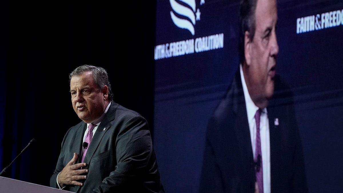 Chris Christie speaks at the Faith and Freedom conference