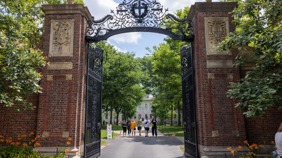 Harvard campus gates