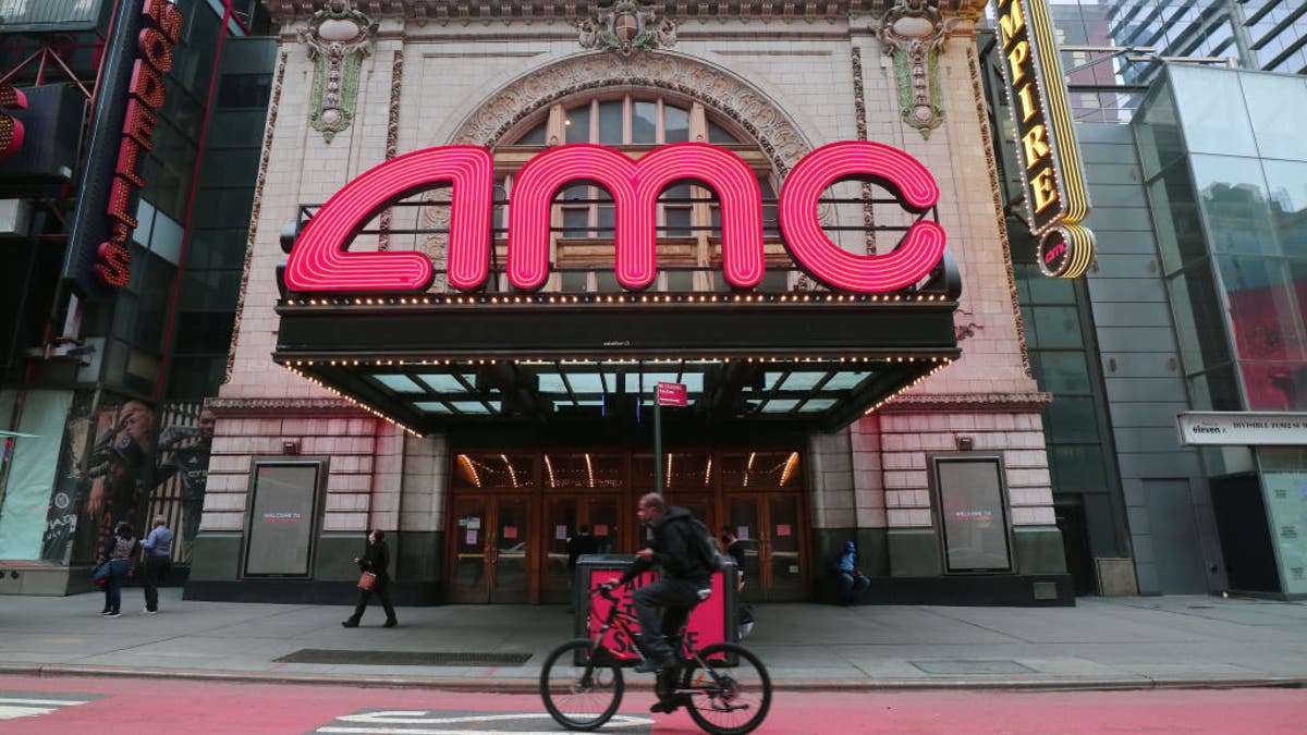 AMC Theaters logo building