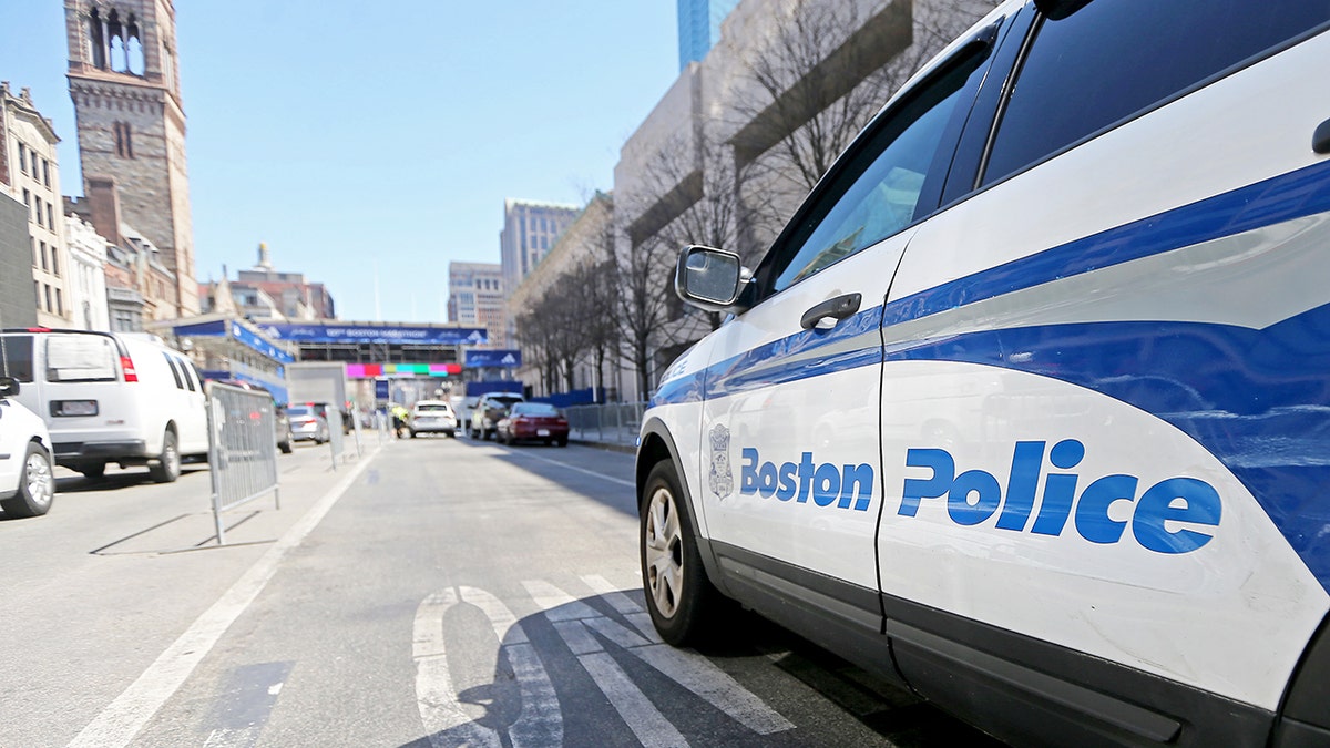 Boston police car