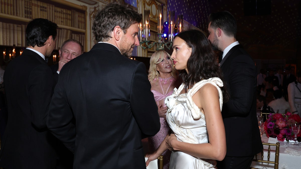Bradley Cooper and Irina Shayk chatted inside the 2023 Met Gala