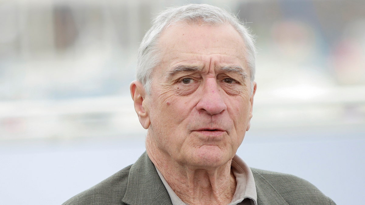 Robert De Niro looks serious on the carpet in Cannes