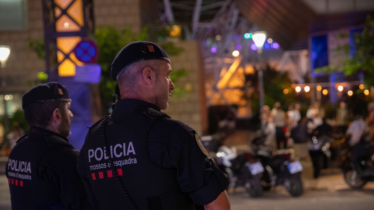 Catalonia police Sitges