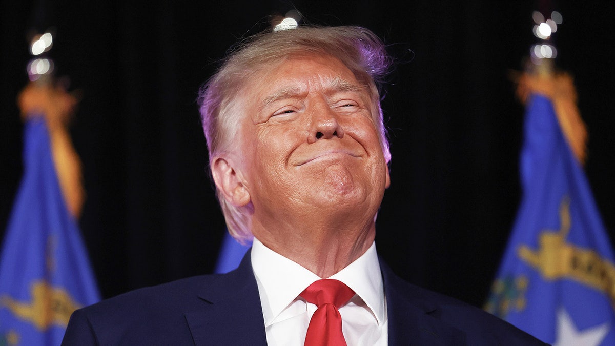 Donald Trump smiles