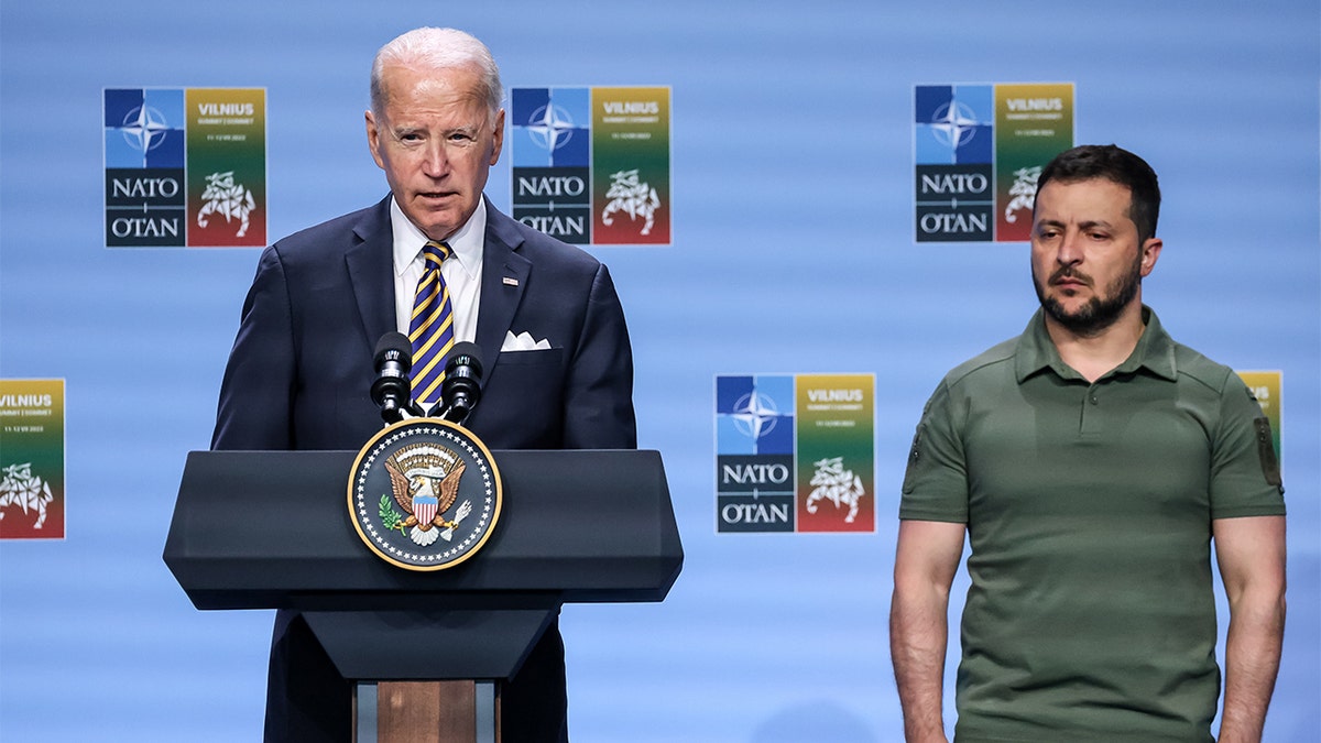 President Biden and Volodymyr Zelenskyy