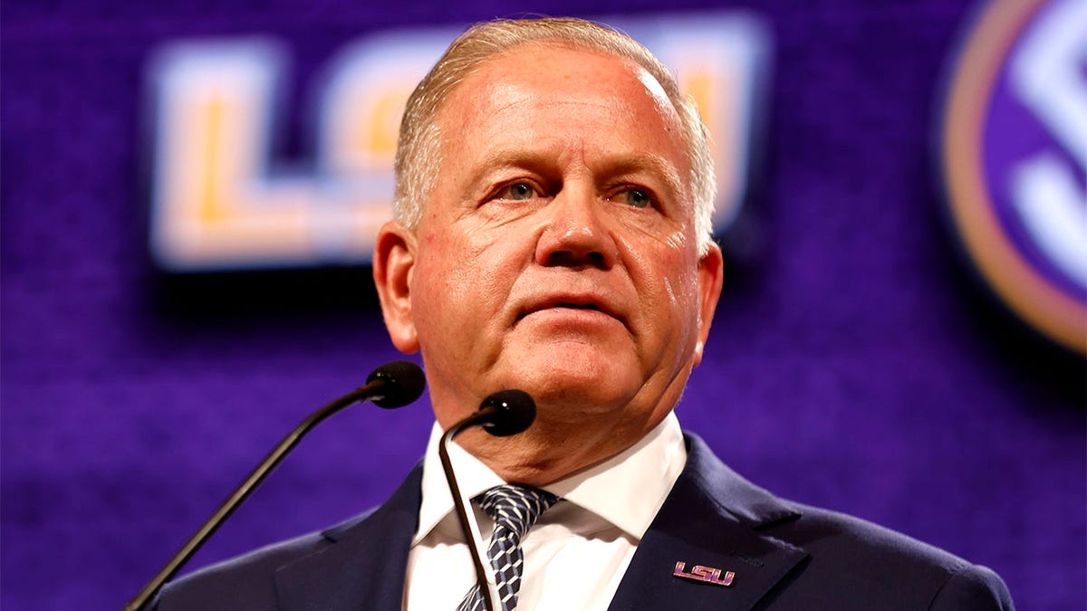 Brian Kelly speaks at SEC Media Days