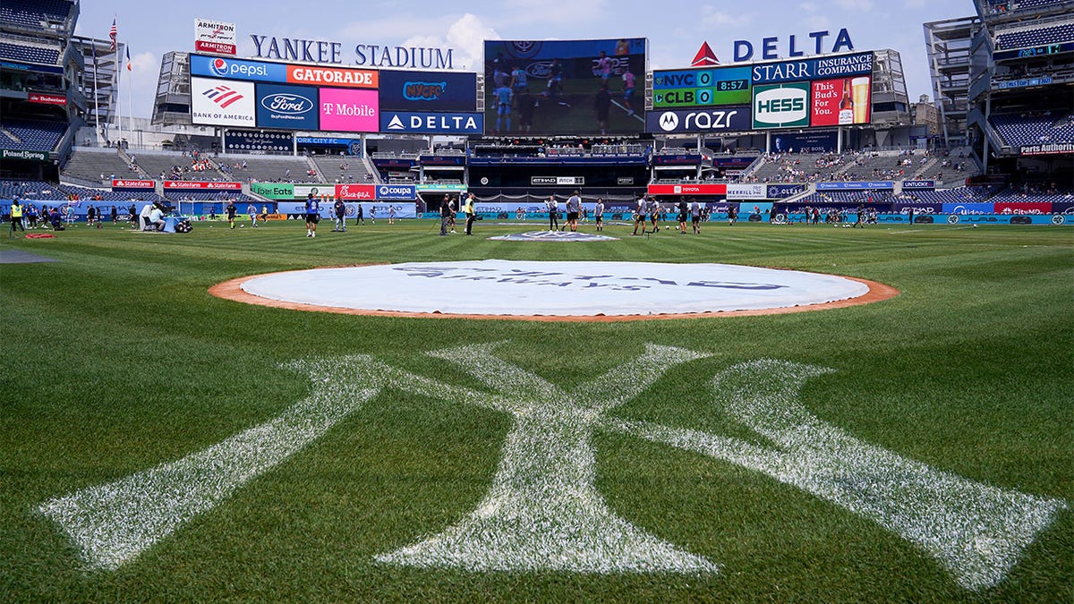 A general view of the field at Yankee Stadium