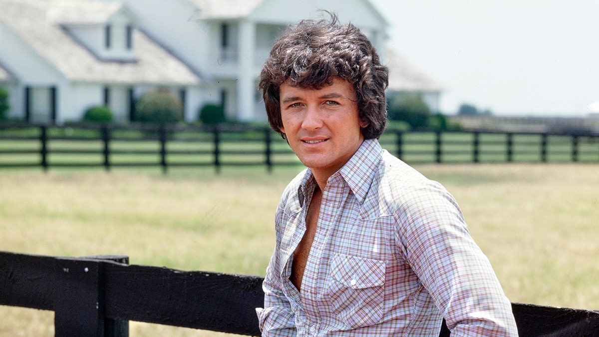 Patrick Duffy in character as Bobby Ewing