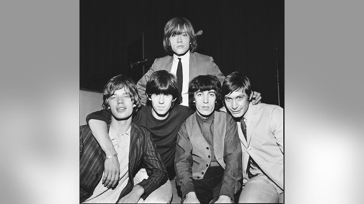 A group portrait of the rolling stones in 1964