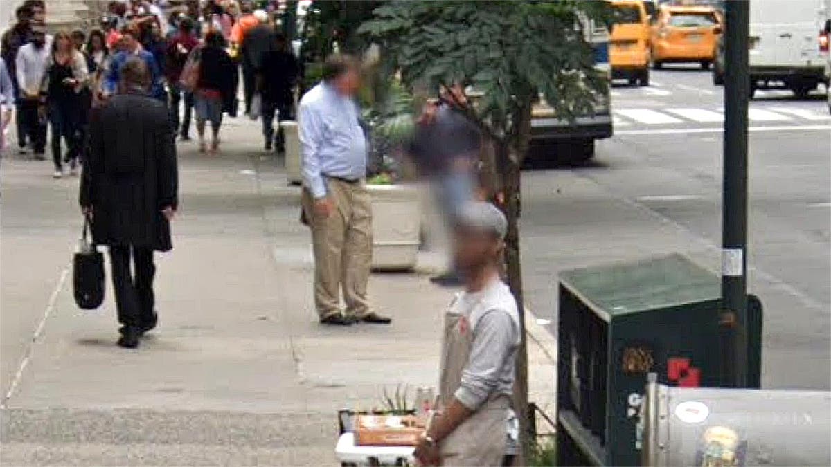Alleged serial killer Rex Heuermann is seen on the streets of New York City
