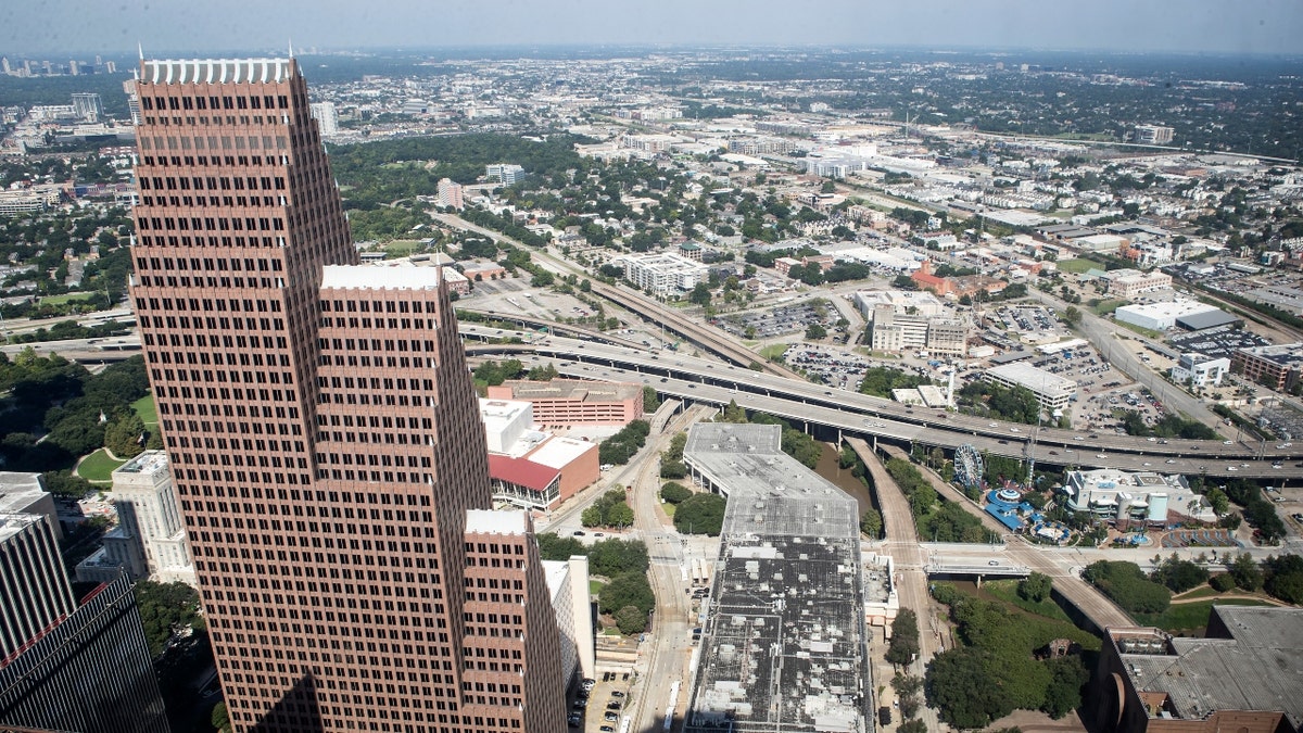 The Houston, Texas, skyline