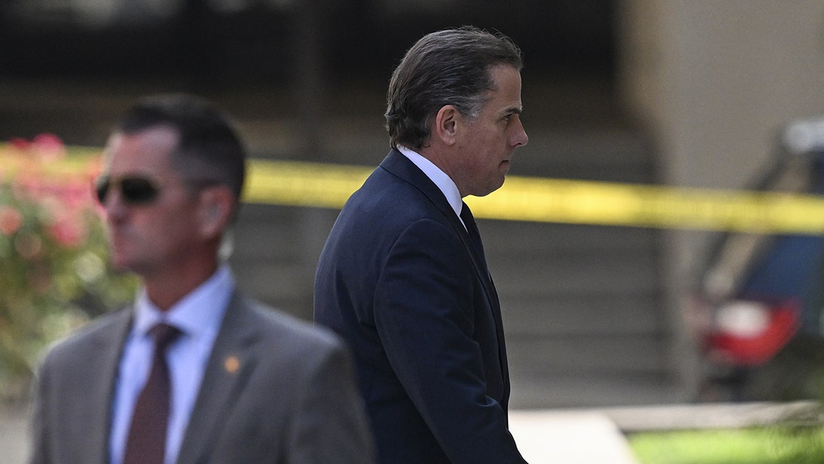 Hunter Biden arrives in Delaware court