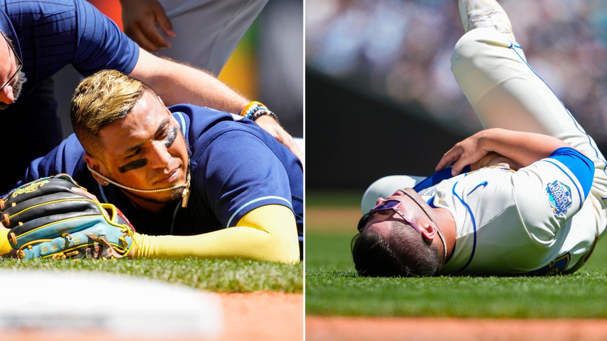 Rays' Isaac Paredes, Mariners' Ty France hit the ground in scary collision