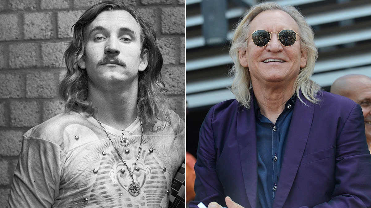 Joe Walsh then and now split