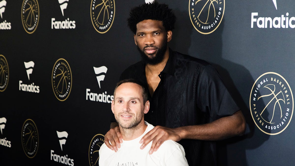 Joel Embiid and Michael Rubin