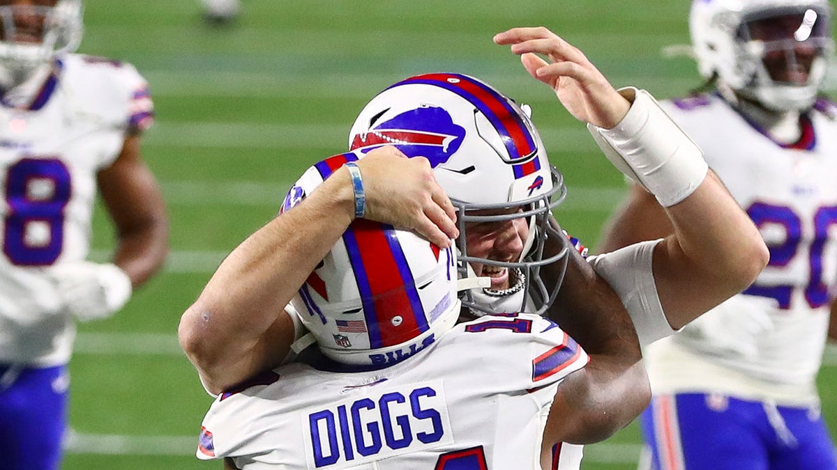 Josh Allen and Stefon Diggs in 2020