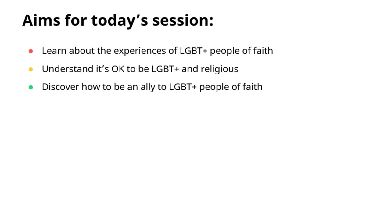 Just Like Us slide about LGBT+ and religion