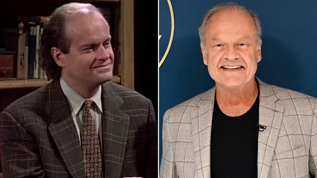 Kelsey Grammer then and now split