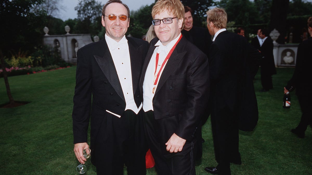 Kevin Spacey and Elton John