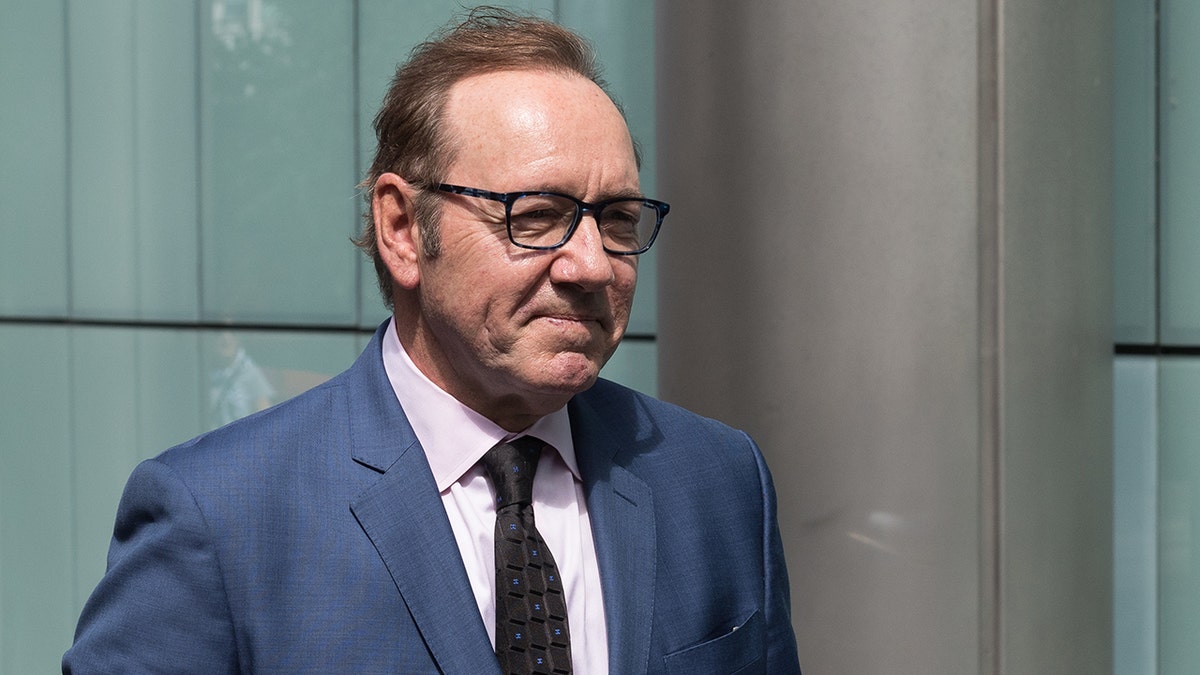Kevin Spacey leaves court