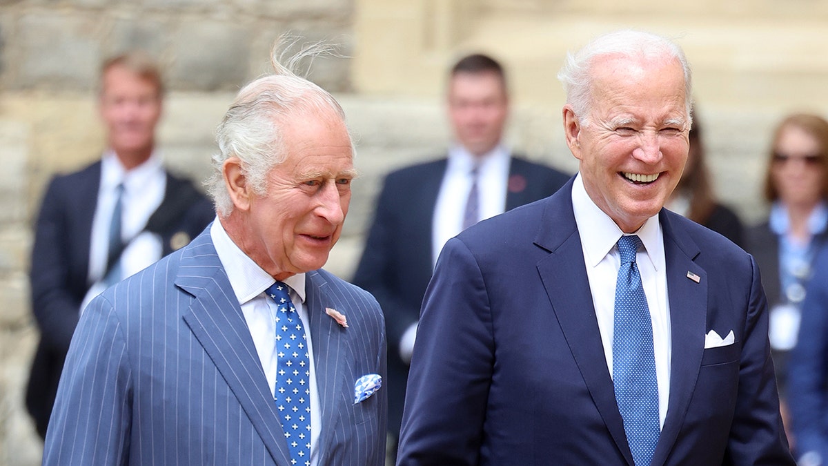 King Charles and Joe Biden