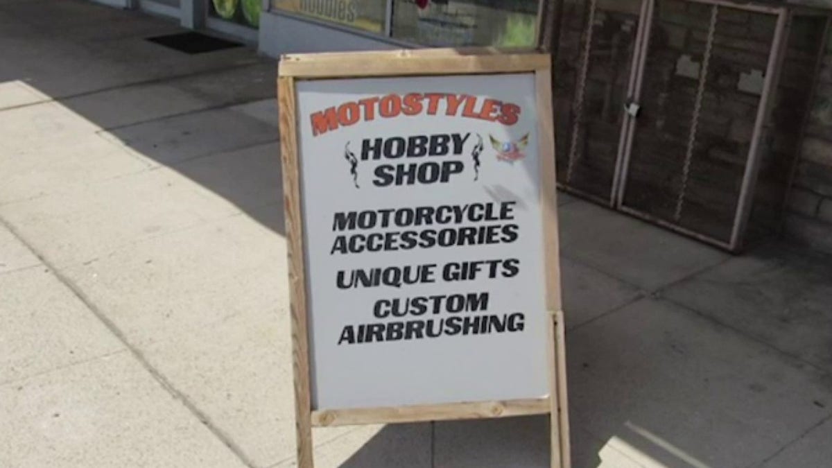 Motostyles sign outside storefront