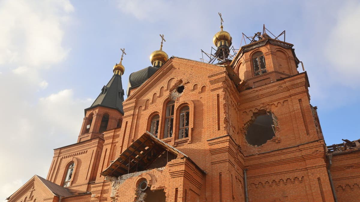 Mariupol, Ukraine bombed church