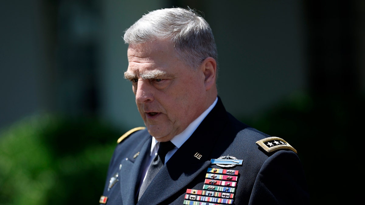 Gen. Mark Milley served as the chairman of the Joint Chiefs of Staff.