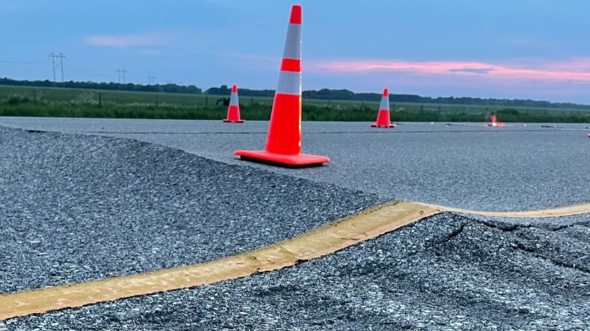 Pavement buckle