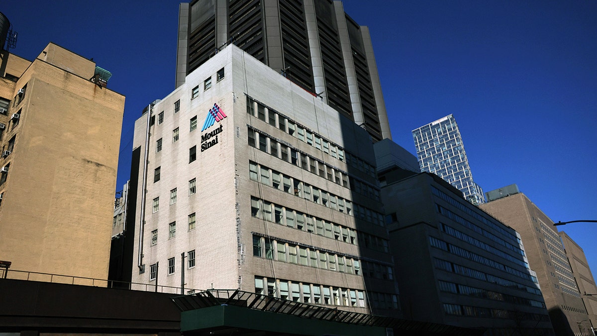 Mount Sinai Hospital view from the Upper East Side