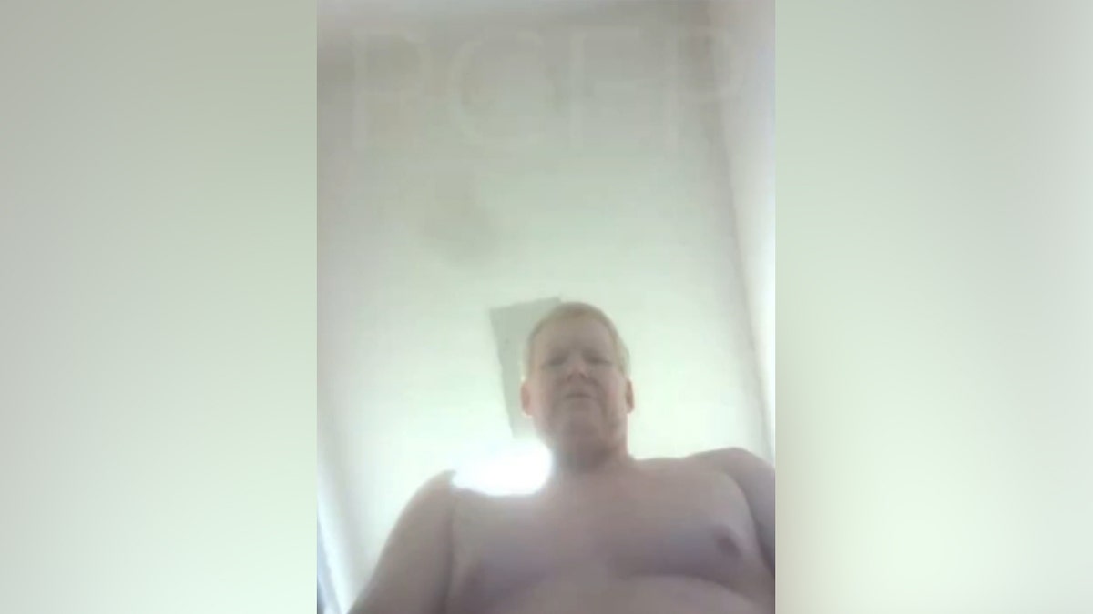 Alex Murdaugh captured shirtless on tablet camera