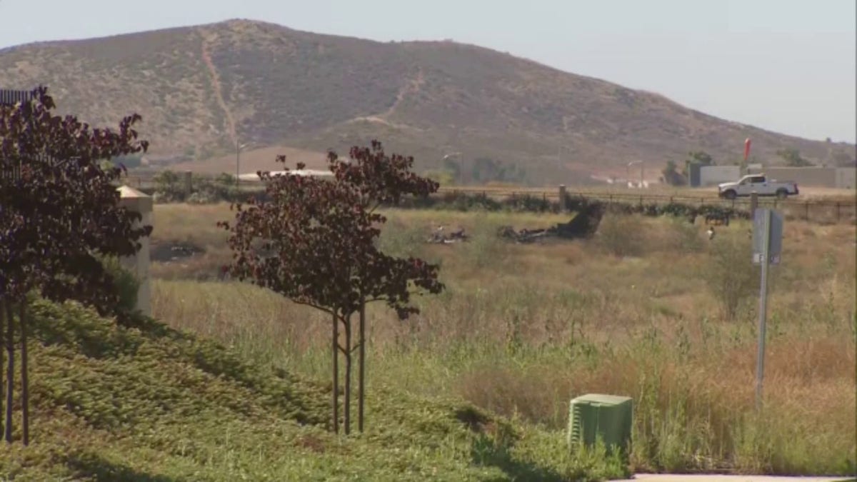 Jet crash in Southern California