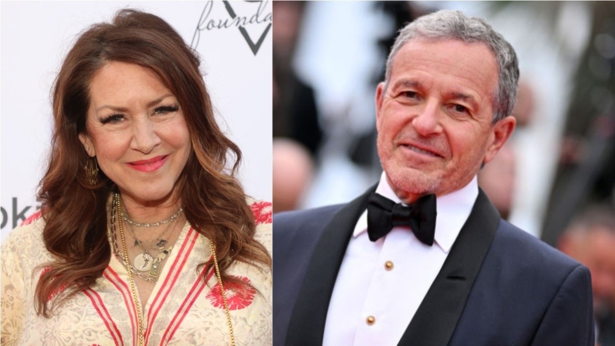 Joely Fisher and Bob Iger