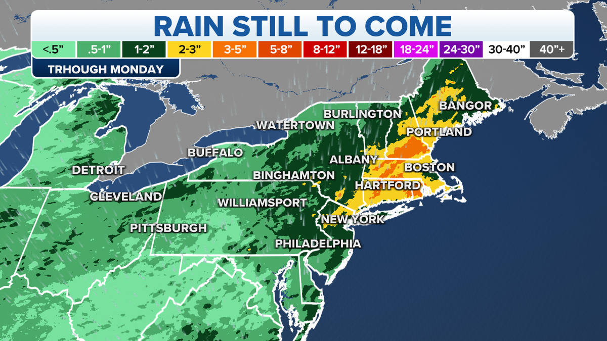 Northeast rain forecast