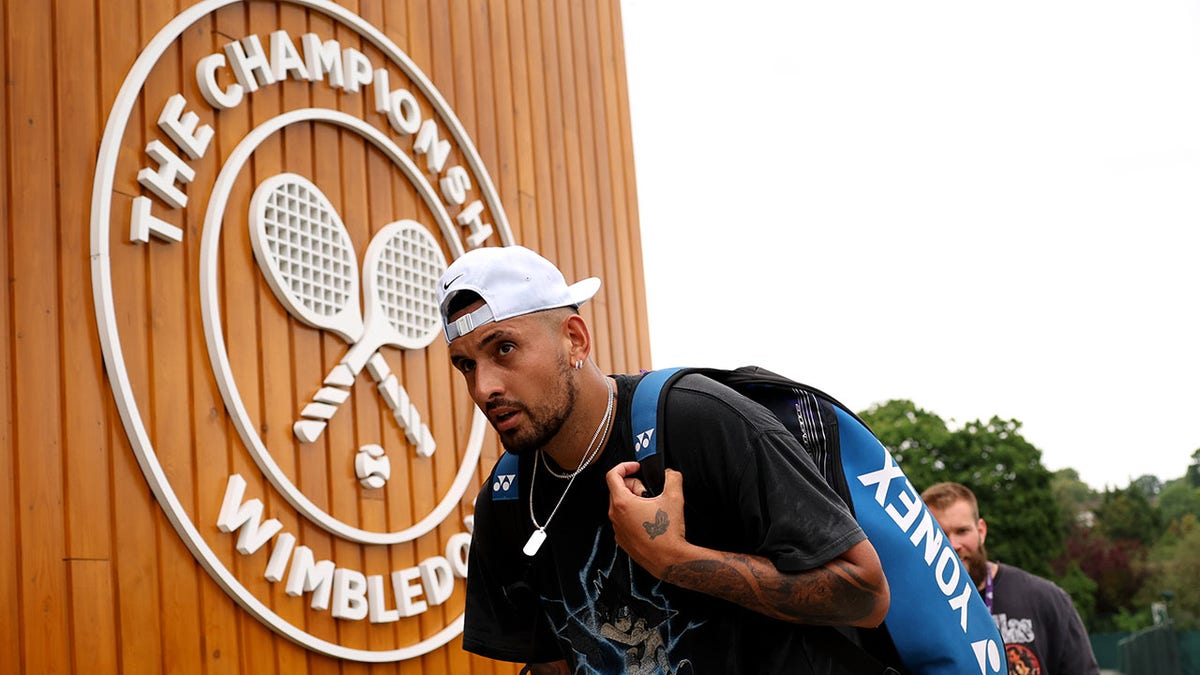 Nick Kyrgios entra en Wimbledon