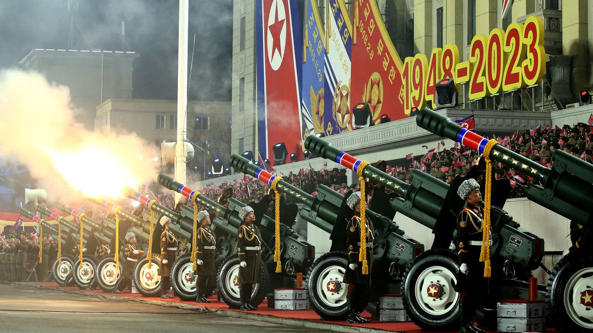 North Korea military parade in Pyongyang