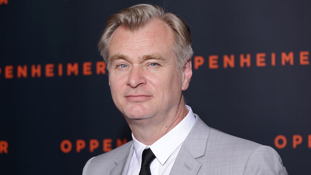 "Oppenheimer" director Christopher Nolan is seen in Paris