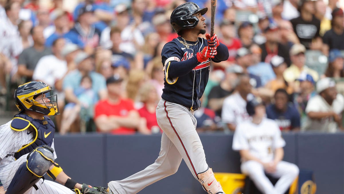 Braves rally behind Ozzie Albies' clutch three-run home run in win over  Brewers