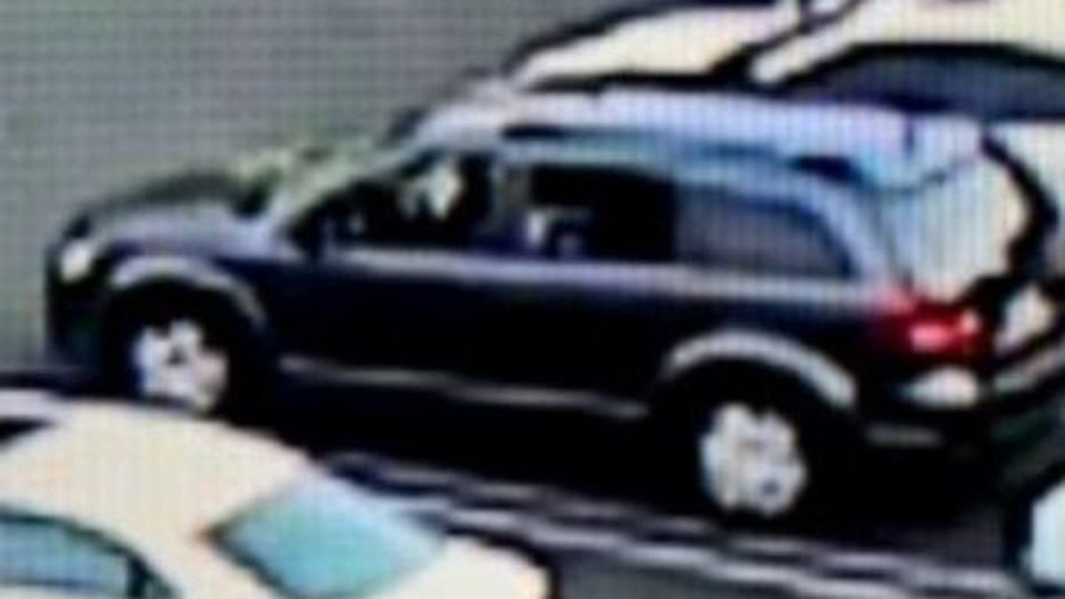 The black SUV police said may be connected to the attempted kidnappers