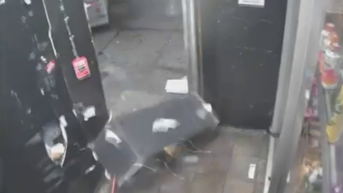 atm ripped out of store