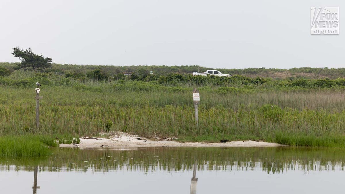 A general view of Gilgo Beach