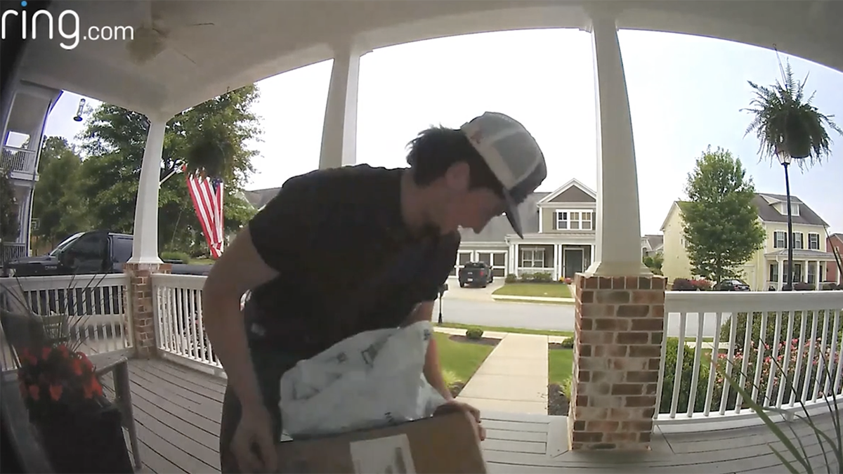 Son gets mom's packages for her