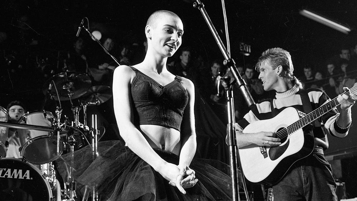 Sinead O'Connor on stage