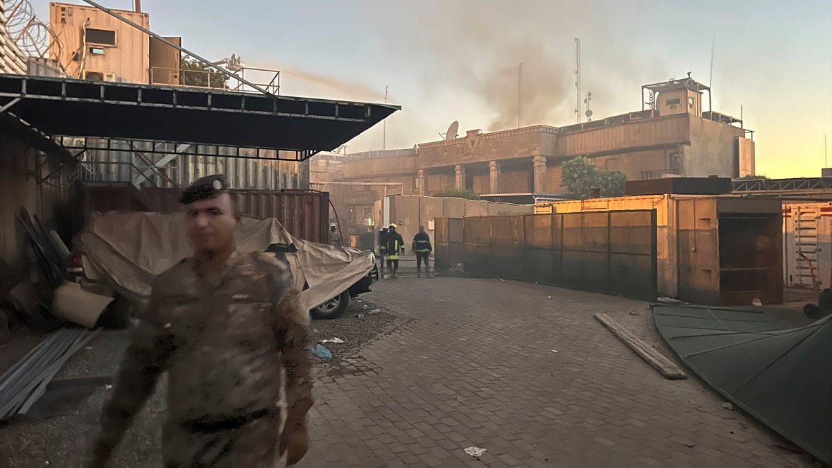 Fire at Swedish embassy in Baghdad, Iraq