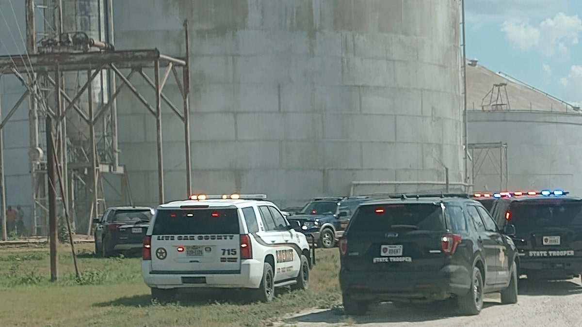 Authorities near ruptured grain elevators