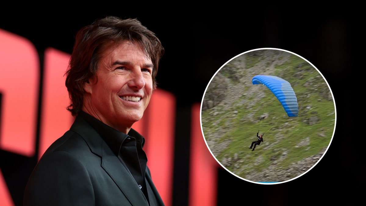 Tom Cruise speedflying for new movie